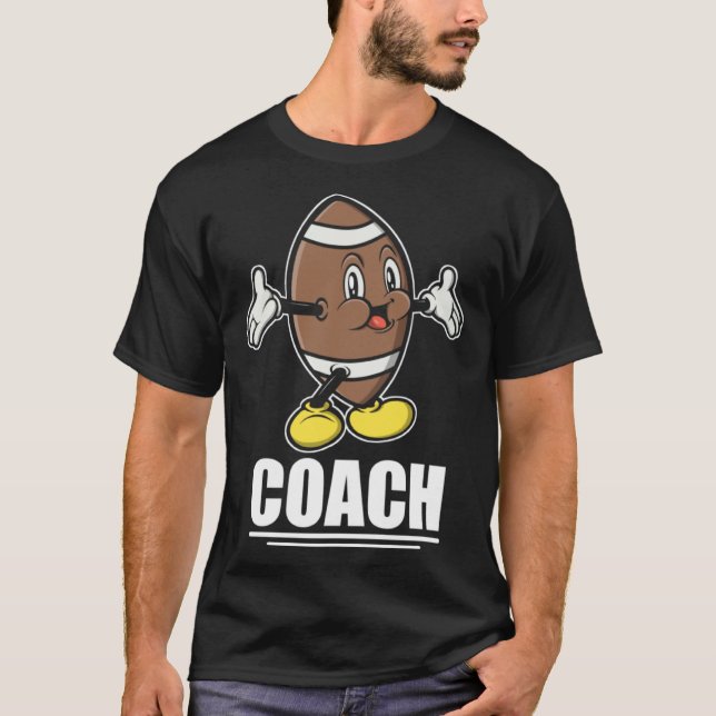 T-shirt Game Day Football Season Team Sport Practice Coach (Devant)