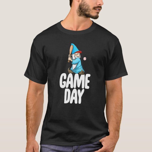 T-shirt Game Day Gnome  Baseball Game Celebration Women (Devant)