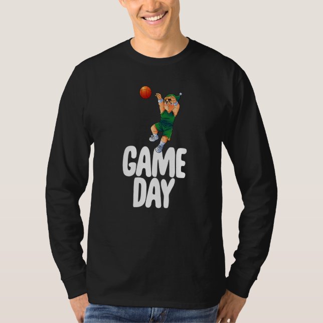 T-shirt Game Day Gnome  Basketball Game Celebration Women  (Devant)