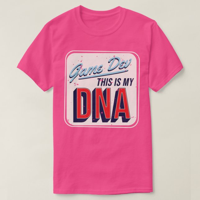 T-shirt Game Dev Ceci Est Mon ADN (Design devant)