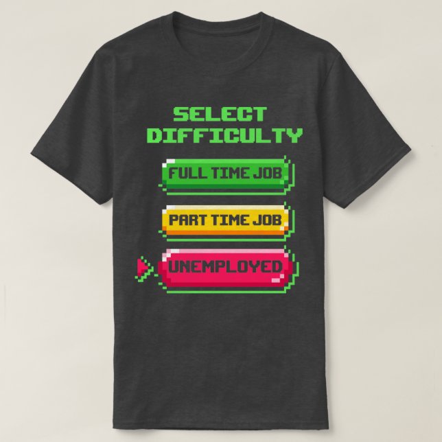 T-shirt Game Difficulty (Design devant)