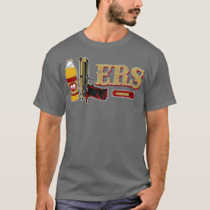 T-shirt Game Garment San Francisco 40 oz 9mm Pistol Gun S