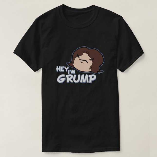 T-shirt Game Grumps ORIGINAL Hey I'm Grump Essential  (Design devant)