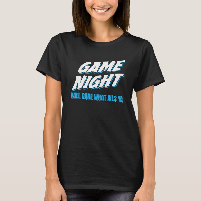 T-shirt Game Night Board Game  Family Trivia Game Show Hos (Devant)