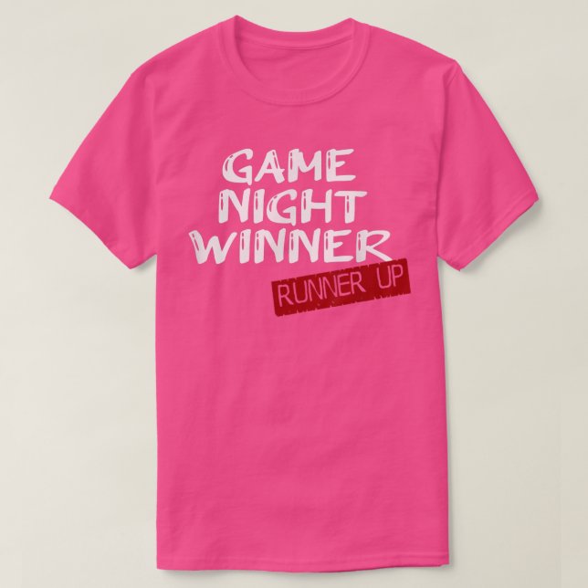 T-shirt Game Night Winner RUNNER UP  (Design devant)