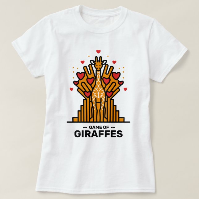 T-shirt Game of Giraffes (Design devant)