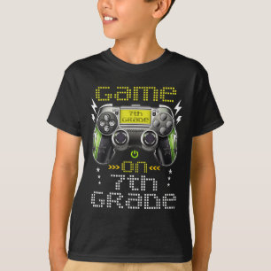 T-shirt Game On 7e année Retour à l'école pour les enfants