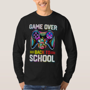 T-shirt Game Over Retour à l'école pour les enseignants él