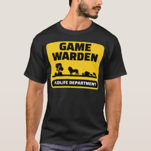 T-shirt Game Warden Conservation Agent Gamekeeper