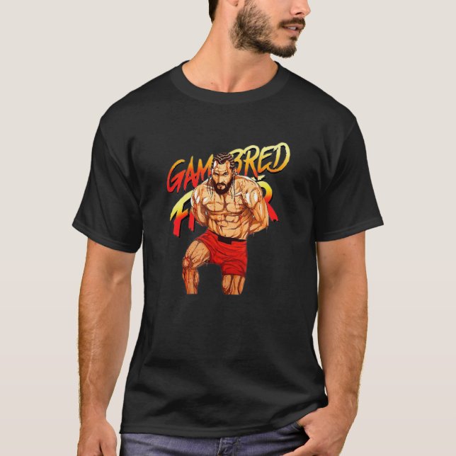 T-shirt Gamebred Mma Bmf Fighter Miami Street Jesus 3 Piec (Devant)