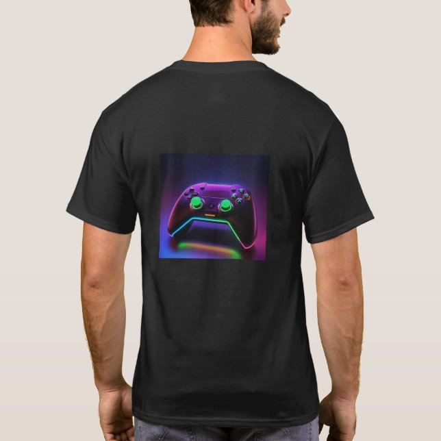 T-shirt Gamepad Tech futuriste (Dos)