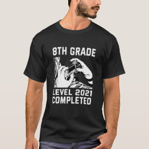 T-shirt Gamer 8E Grade Cadeaux De Graduation Pour Filles G