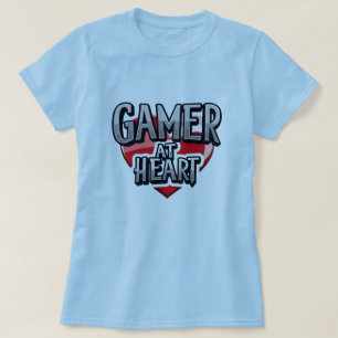T-SHIRT GAMER AU COEUR