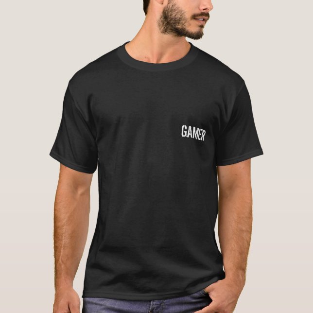 T-SHIRT GAMER AU TRAVAIL (Devant)