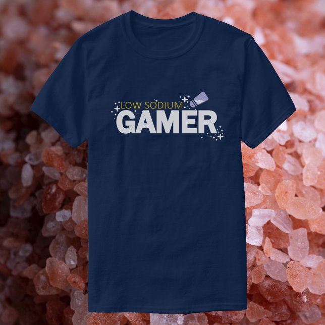 T-shirt Gamer basse sodium - Drôle de la typographie du je (Créateur téléchargé)