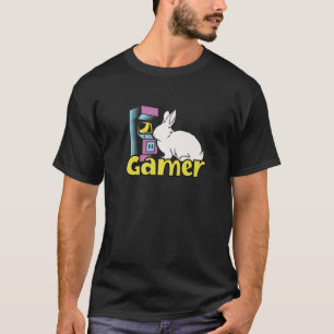 T-shirt Gamer Bunny Jeu Rabbit Funny Jeux Vidéos de Pâques