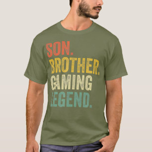 T-shirt Gamer Cadeaux Pour Les Garçons Ados Meilleur Jeu 