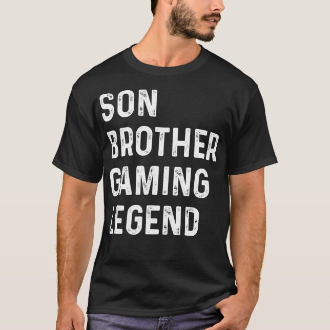 T-shirt Gamer Cadeaux Pour Les Garçons Ados Meilleur Jeu D (Devant)