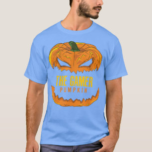 T-shirt Gamer Citrouille Famille de correspondance Groupe 