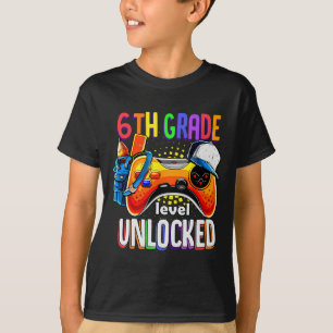 T-shirt Gamer Ck À l'école Gamepad 6e niveau U