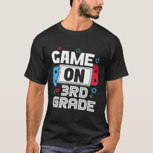 T-shirt Gamer Ck à l'école jeu drôle 3e année enfants garç