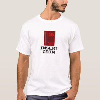T-shirt Gamer classique - insérez la pièce de monnaie