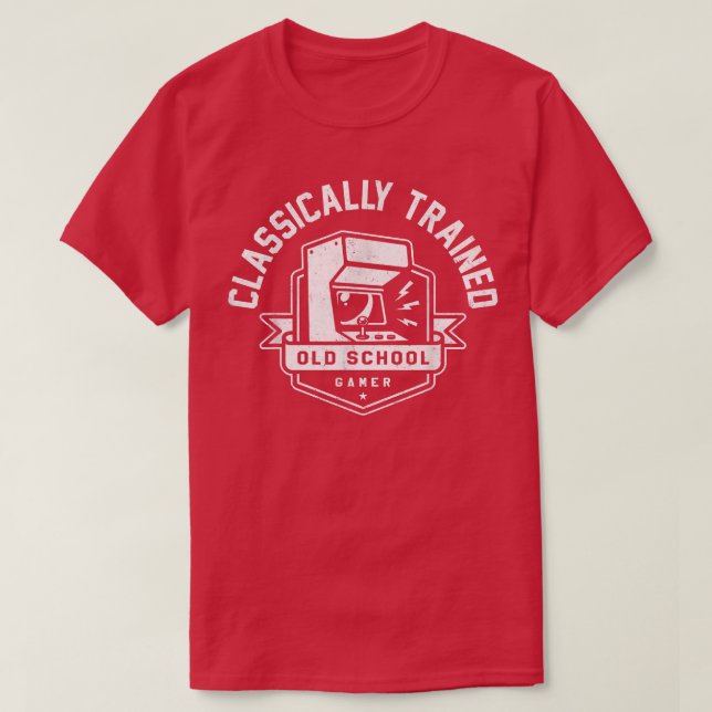 T-shirt Gamer classique Retro Old School 80s Arc (Design devant)