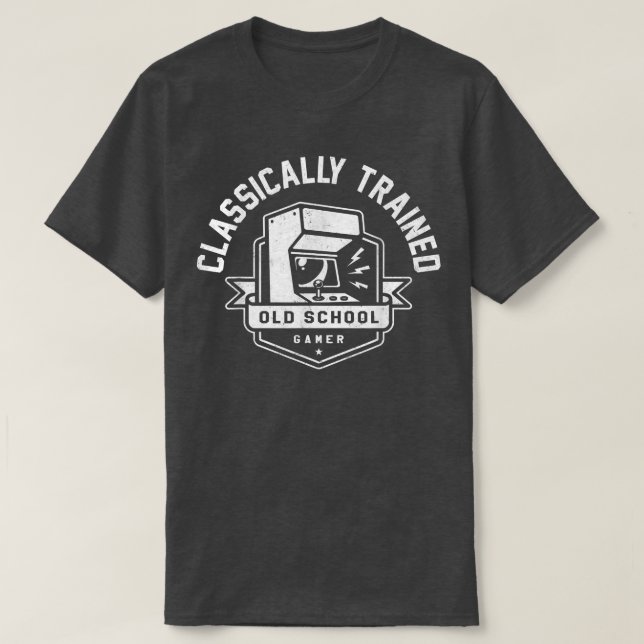 T-shirt Gamer classique Retro Old School 80s Arc (Design devant)