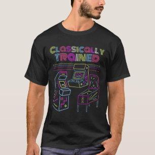 T-shirt Gamer classique Retro Old School Arcade