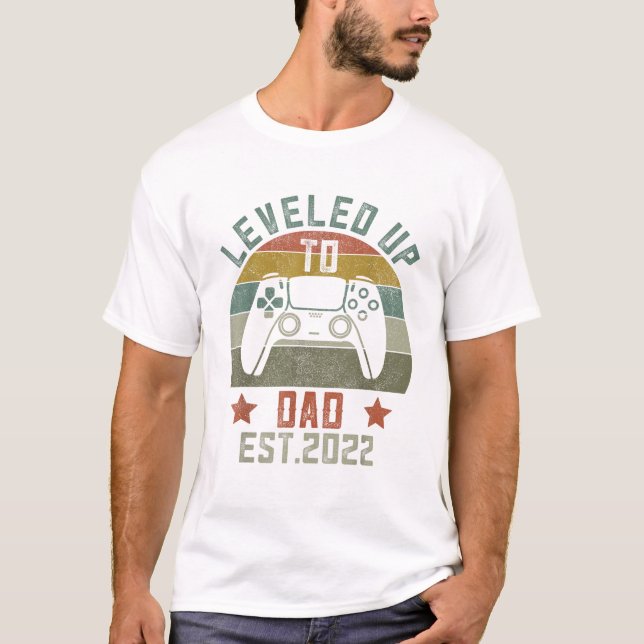 T-shirt Gamer de Faire-part de grossesse (Devant)