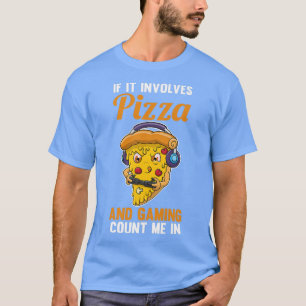 T-shirt Gamer de jeu Pizza 920