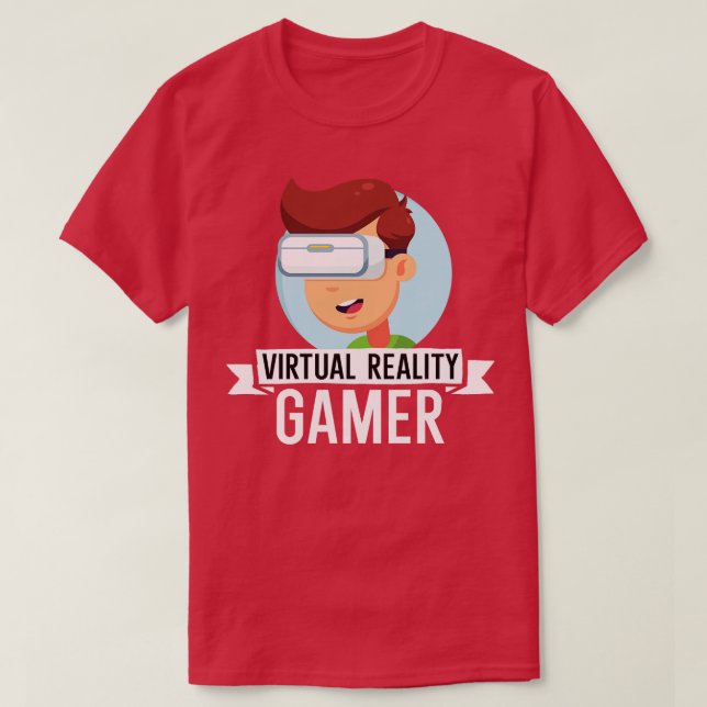 T-shirt Gamer de réalité virtuelle (Design devant)
