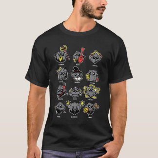 T-shirt Gamer Dice Dungeon RPG Tablett drôle cadeaux