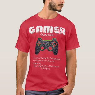T-shirt Gamer Drôle Citations Jeux Vidéos Jeux Garçons T