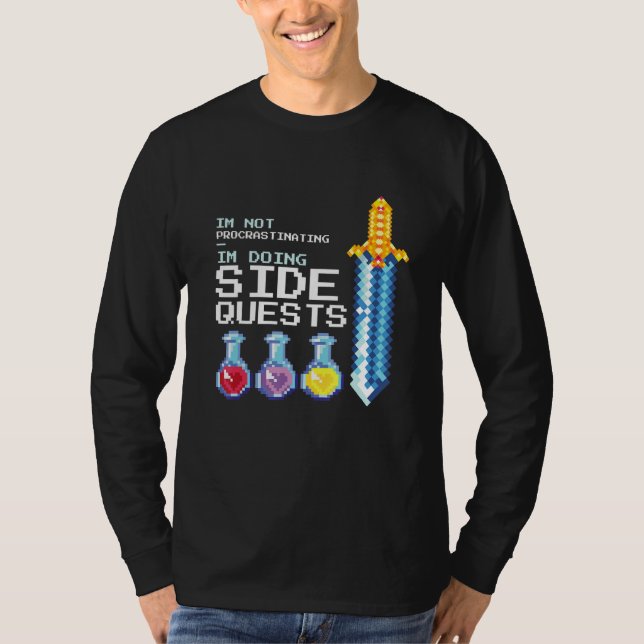 T-shirt Gamer Drôle Je ne proteste pas Je fais Sid (Devant)