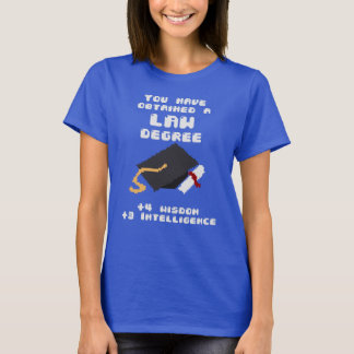 T-shirt Gamer drôle licencié de RPG de diplôme en droit