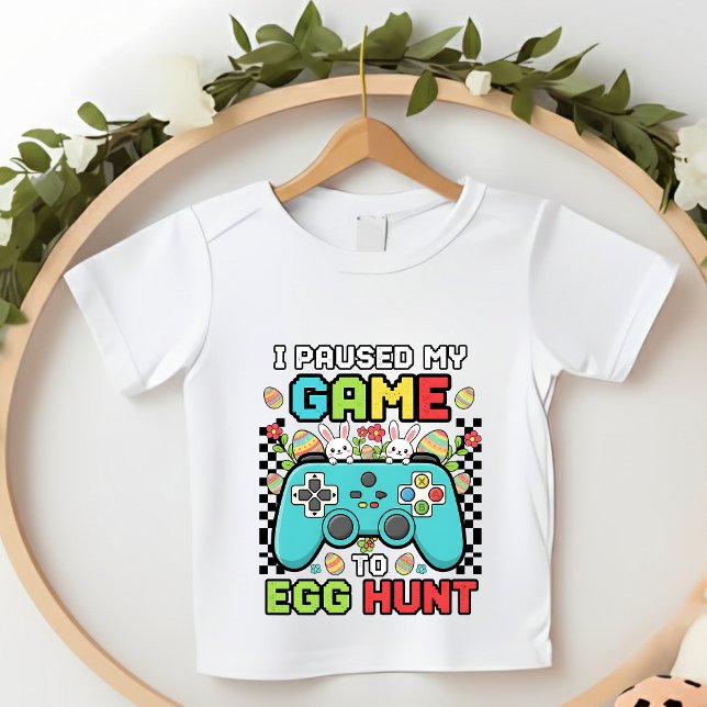 T-shirt Gamer Easter Egg Hunt Kids Video Game Controller (Créateur téléchargé)