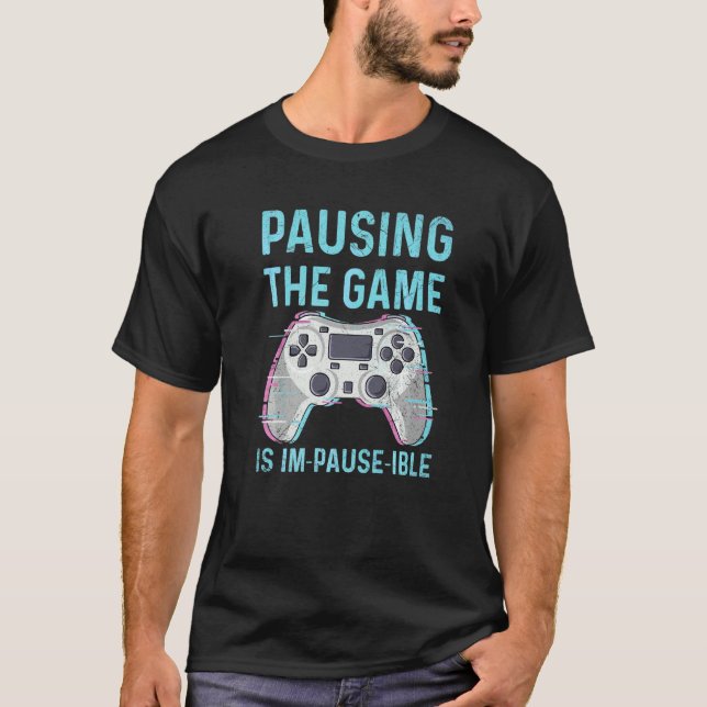 T-shirt Gamer En Ligne Pour Un Contrôleur Nerd 2 (Devant)