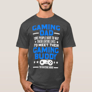 T-shirt Gamer Fête des pères Jeux Vidéo Cadeaux Jeu Papa