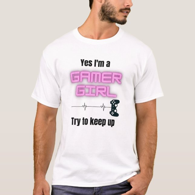 T-shirt gamer fille (Devant)