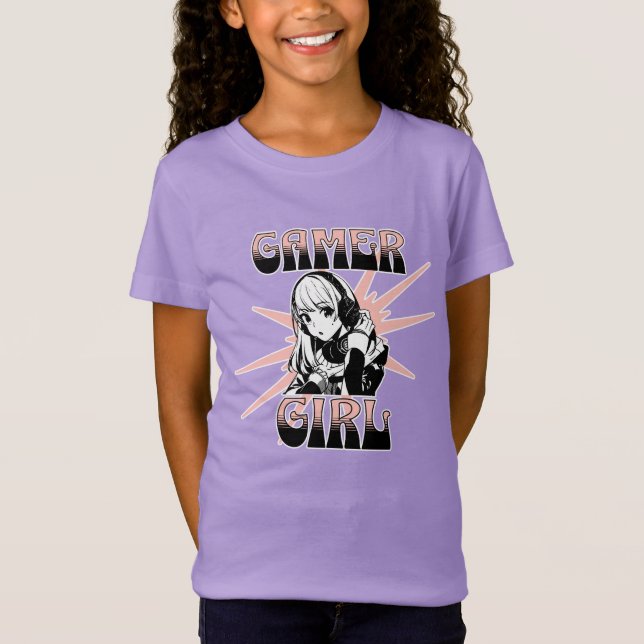 T-Shirt Gamer fille | Jeux (Devant)