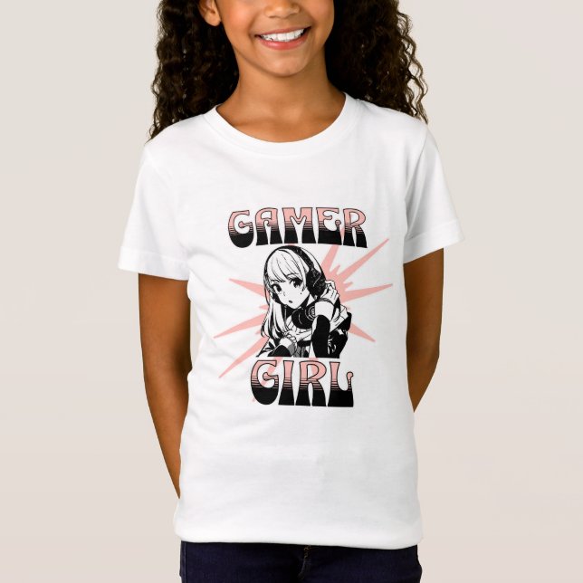 T-Shirt Gamer fille | Jeux (Devant)