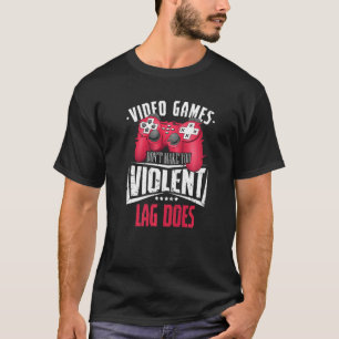 T-shirt Gamer Gamer Jeux Vidéo Contrôleur Ordinateur Jeu