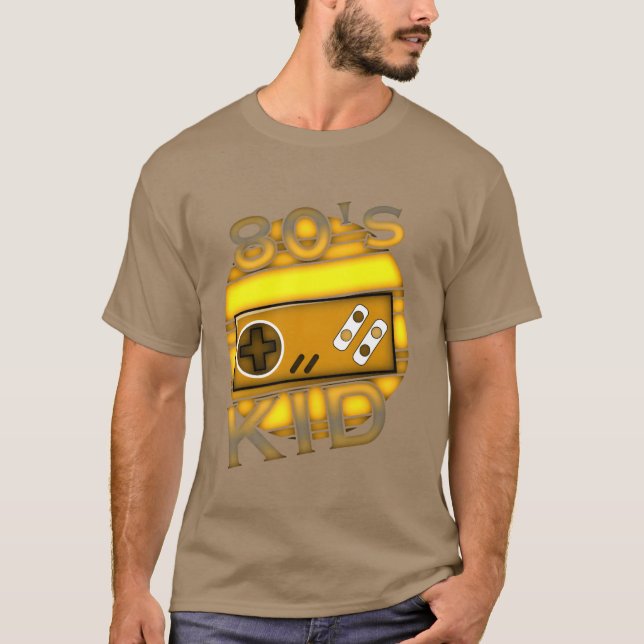 T-shirt Gamer Gaming 80s rétro (Devant)