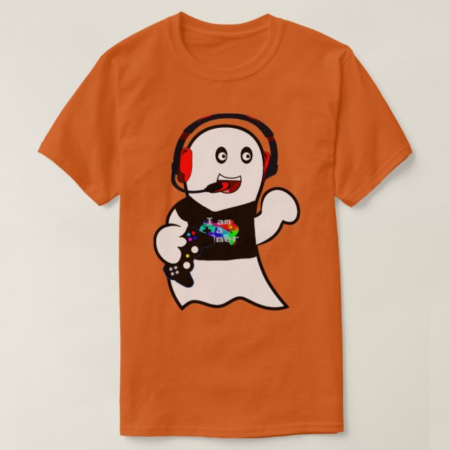 T-shirt Gamer Ghost (Design devant)