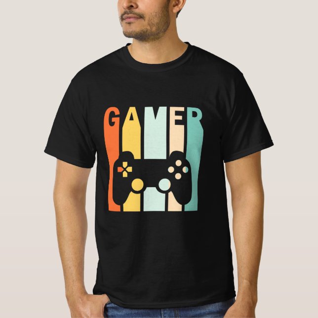 T-shirt Gamer Gift | Gamer Retro Vintage (Devant)