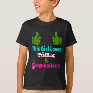 T-shirt Gamer Girl Design Saying This Girl Loves Robux And