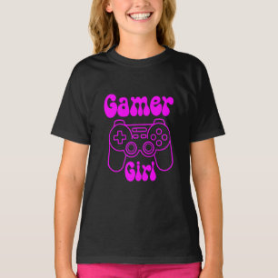T-shirt Gamer Girl Vidéo Jeu amusant