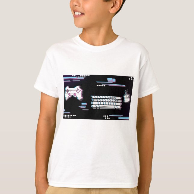 T-shirt Gamer Glitch (Devant)