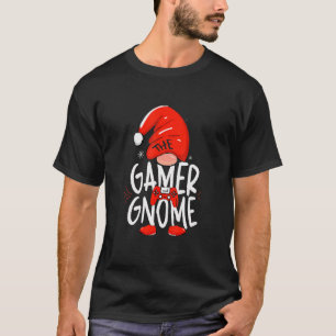 T-shirt Gamer Gnome Family Matching Group Christmas Boys G